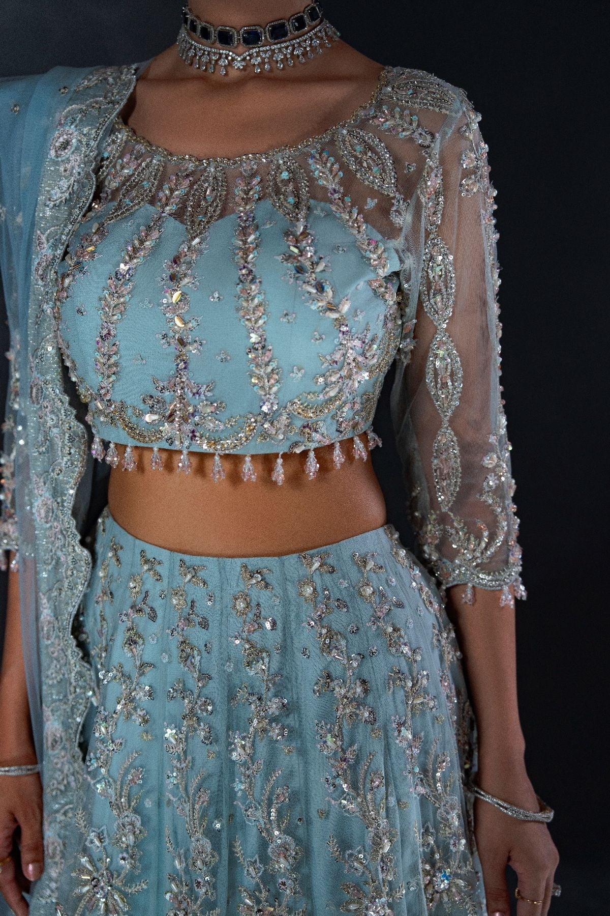 Enzo | Reve Dore | Syera-Brand:Enzo-Type:Wedding-Ice Blue - House of Maryam- Buy in UK, USA
