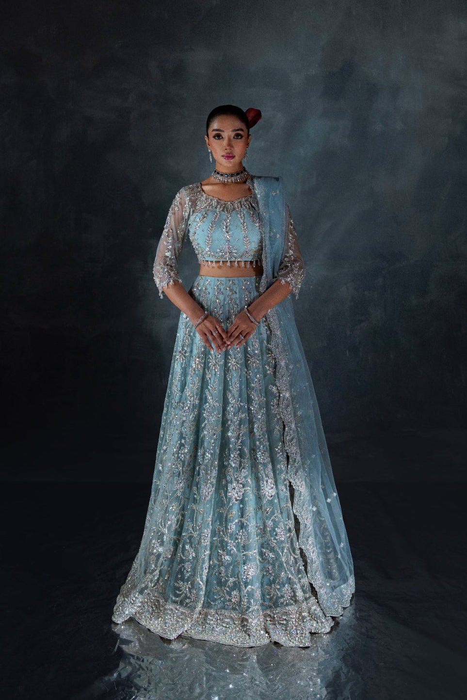 Enzo | Reve Dore | Syera-Brand:Enzo-Type:Wedding-Ice Blue - House of Maryam- Buy in UK, USA