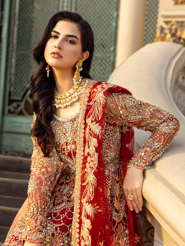 Epoque | Reverie Bridals | Cramoise by Designer Epoque - House of Maryam - Pakistani Designer Ethnic Wear in {{ shop.shopifyCountryName }}