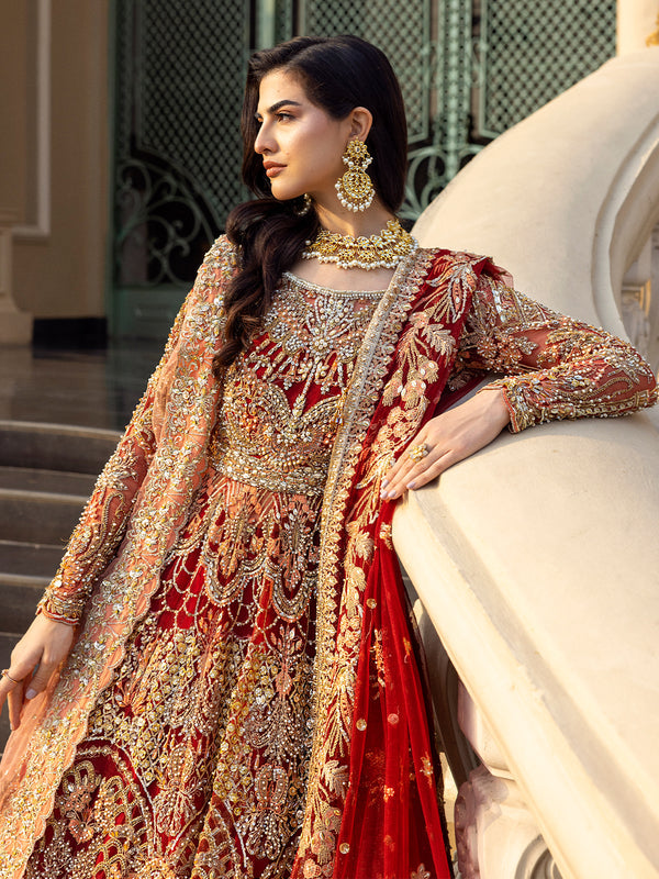 Epoque | Reverie Bridals | Cramoise by Designer Epoque - House of Maryam - Pakistani Designer Ethnic Wear in {{ shop.shopifyCountryName }}