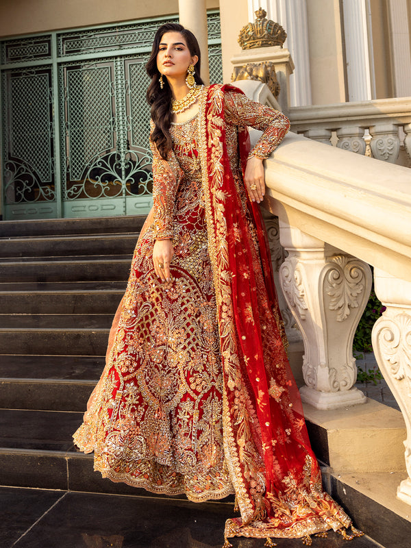 Epoque | Reverie Bridals | Cramoise by Designer Epoque - House of Maryam - Pakistani Designer Ethnic Wear in {{ shop.shopifyCountryName }}