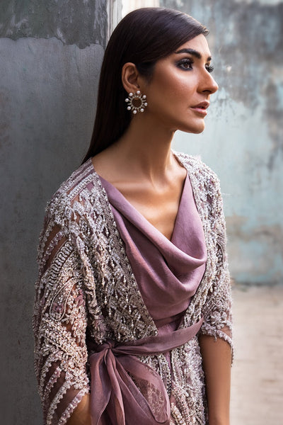Erum Khan | Dazzling Fiesta | Iris-Brand:Erum Khan-Type:Ladies Clothes-Lilac - House of Maryam- Buy in UK, USA