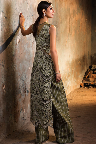 Erum Khan | Dazzling Fiesta | Shamrock-Brand:Erum Khan-Type:Ladies Clothes-Mehndi - House of Maryam- Buy in UK, USA