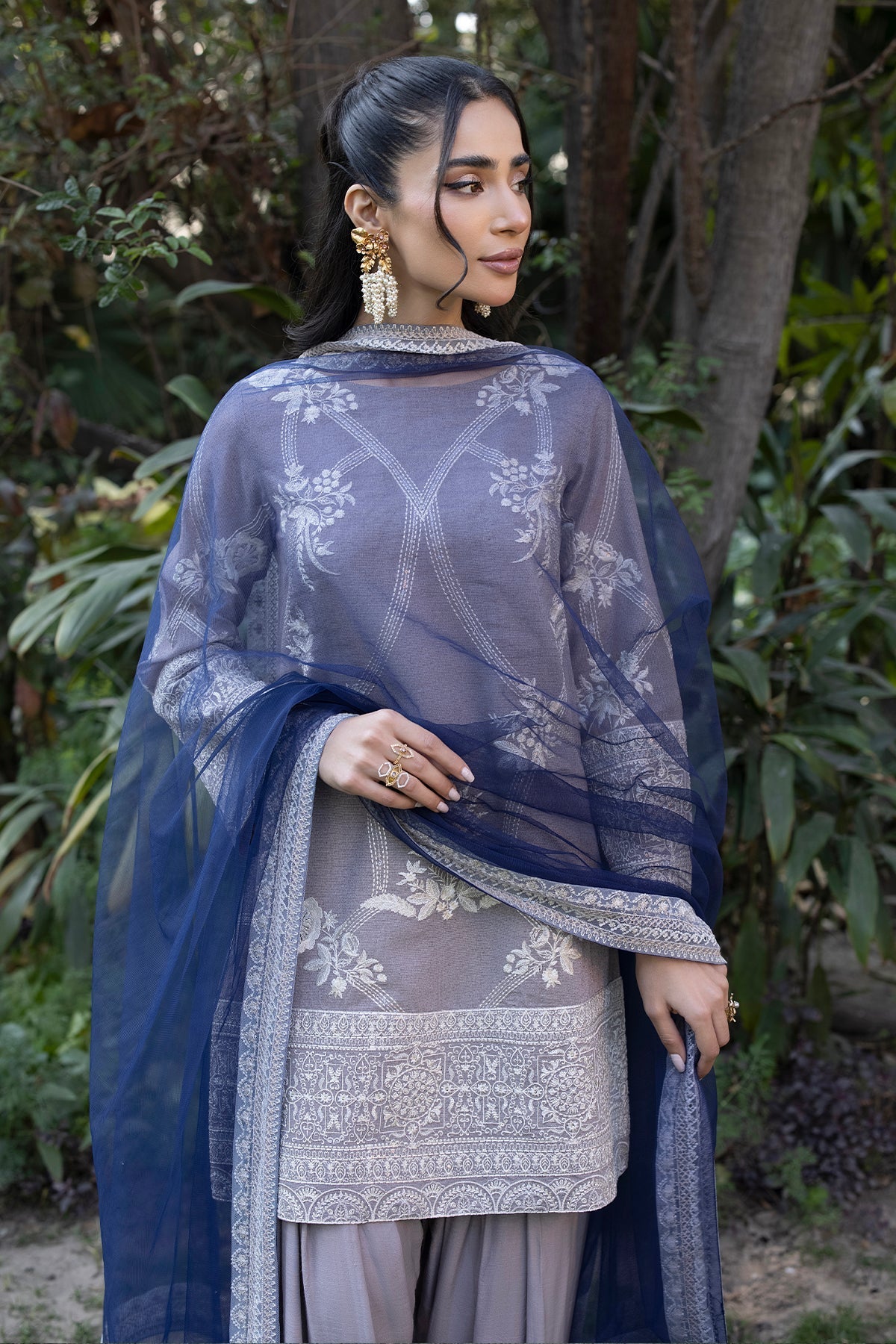 Erum Khan | Shahzeen Eid Collection | KIWI -  Erum Khan Formal - Original Designer Dress - House of Maryam