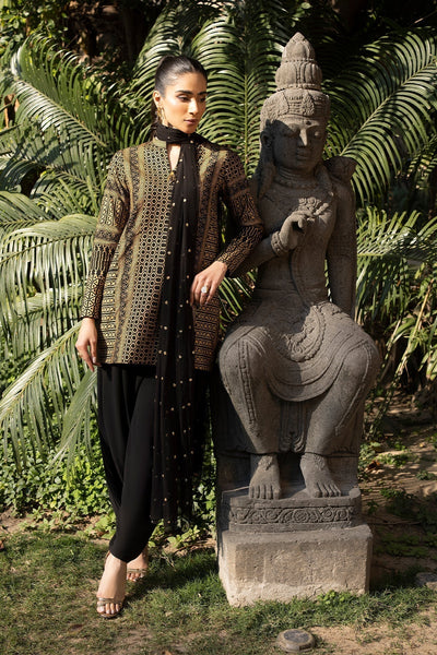 Erum Khan | Shahzeen Eid Collection | SUNSET -  Erum Khan Formal - Original Designer Dress - House of Maryam