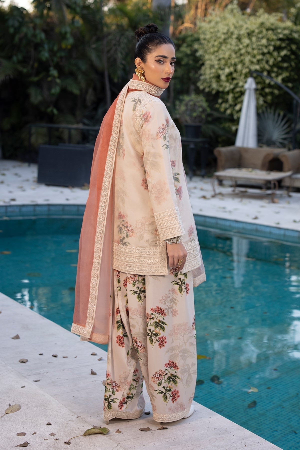 Erum Khan | Shahzeen Eid Collection | FLAMINGO -  Erum Khan Formal - Original Designer Dress - House of Maryam