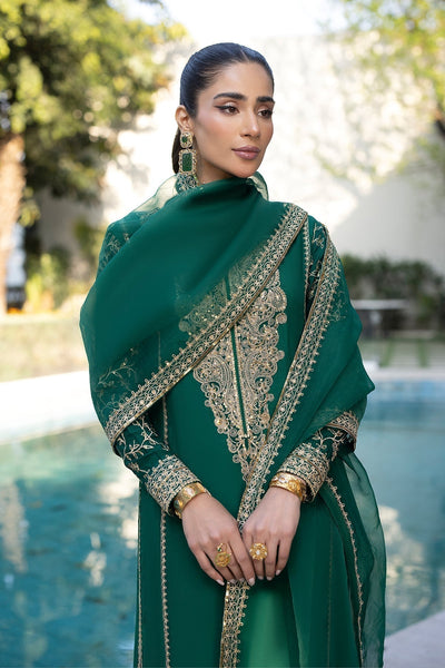 Erum Khan | Shahzeen Eid Collection | PEACOCK -  Erum Khan Formal - Original Designer Dress - House of Maryam