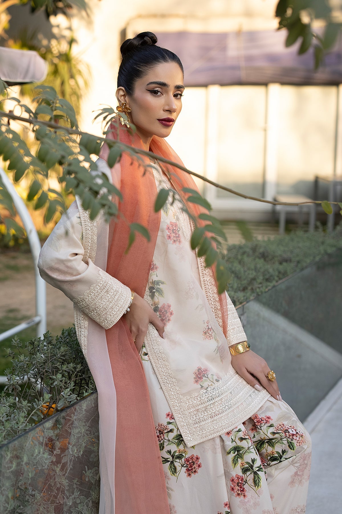 Erum Khan | Shahzeen Eid Collection | FLAMINGO -  Erum Khan Formal - Original Designer Dress - House of Maryam