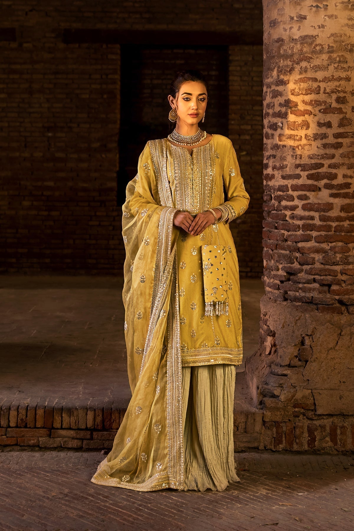 Erum Khan | Shezadian Luxe Formals | DIL ARAA -  Erum Khan Formal - Original Designer Dress - House of Maryam