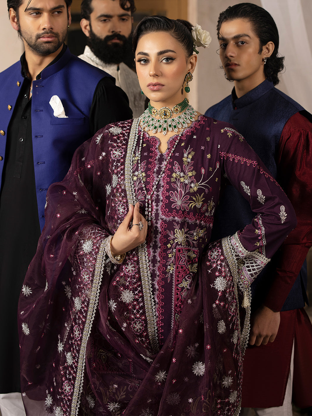 Mahnur | Mahrukh Luxury Lawn 24 | ESME -  Mahnur Luxury - Original Designer Dress - House of Maryam
