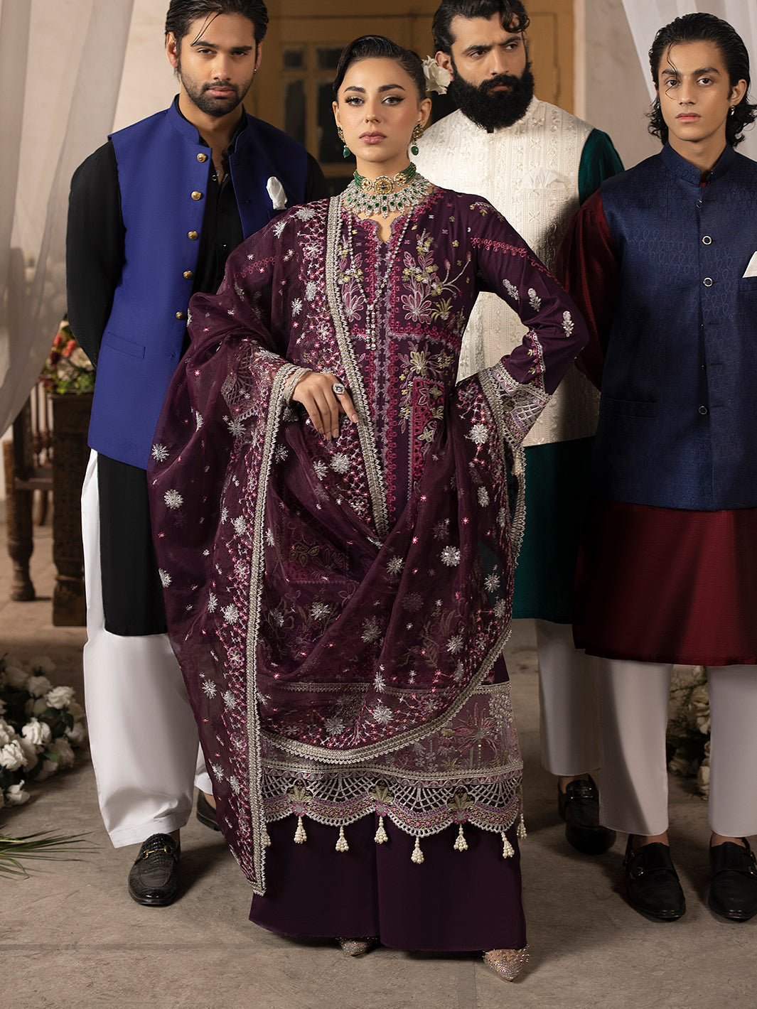 Mahnur | Mahrukh Luxury Lawn 24 | ESME -  Mahnur Luxury - Original Designer Dress - House of Maryam