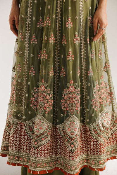 Ethnc | Luxe Boutique | Embroidered Suit (E0927/104/721)-Brand:Ethnc-Type:Boutique-Pastel Green - House of Maryam- Buy in UK, USA