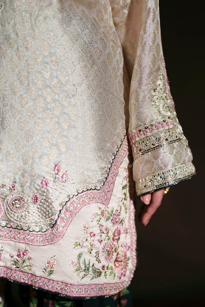 Ethnc | Luxe Boutique | Embroidered Suit (E1014/104/002)-Brand:Ethnc-Type:Boutique-Off White - House of Maryam- Buy in UK, USA