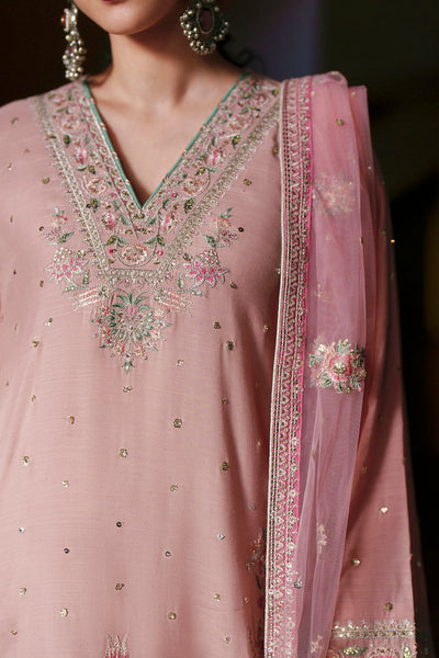 Ethnc | Luxe Boutique | Embroidered Suit (E1040/104/327)-Brand:Ethnc-Type:Boutique-Powder Coral - House of Maryam- Buy in UK, USA