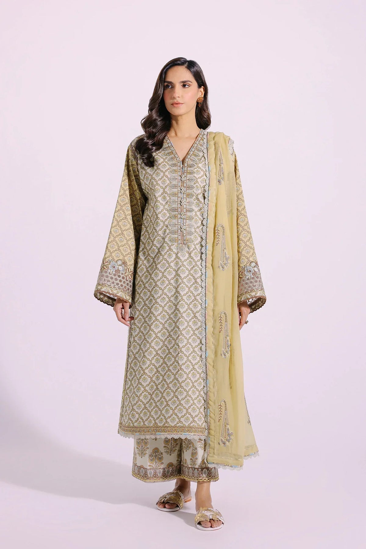 Ethnic | Rozana Collection SS 24 | E0404/203/130 -  Ethnic Luxury - Original Designer Dress - House of Maryam