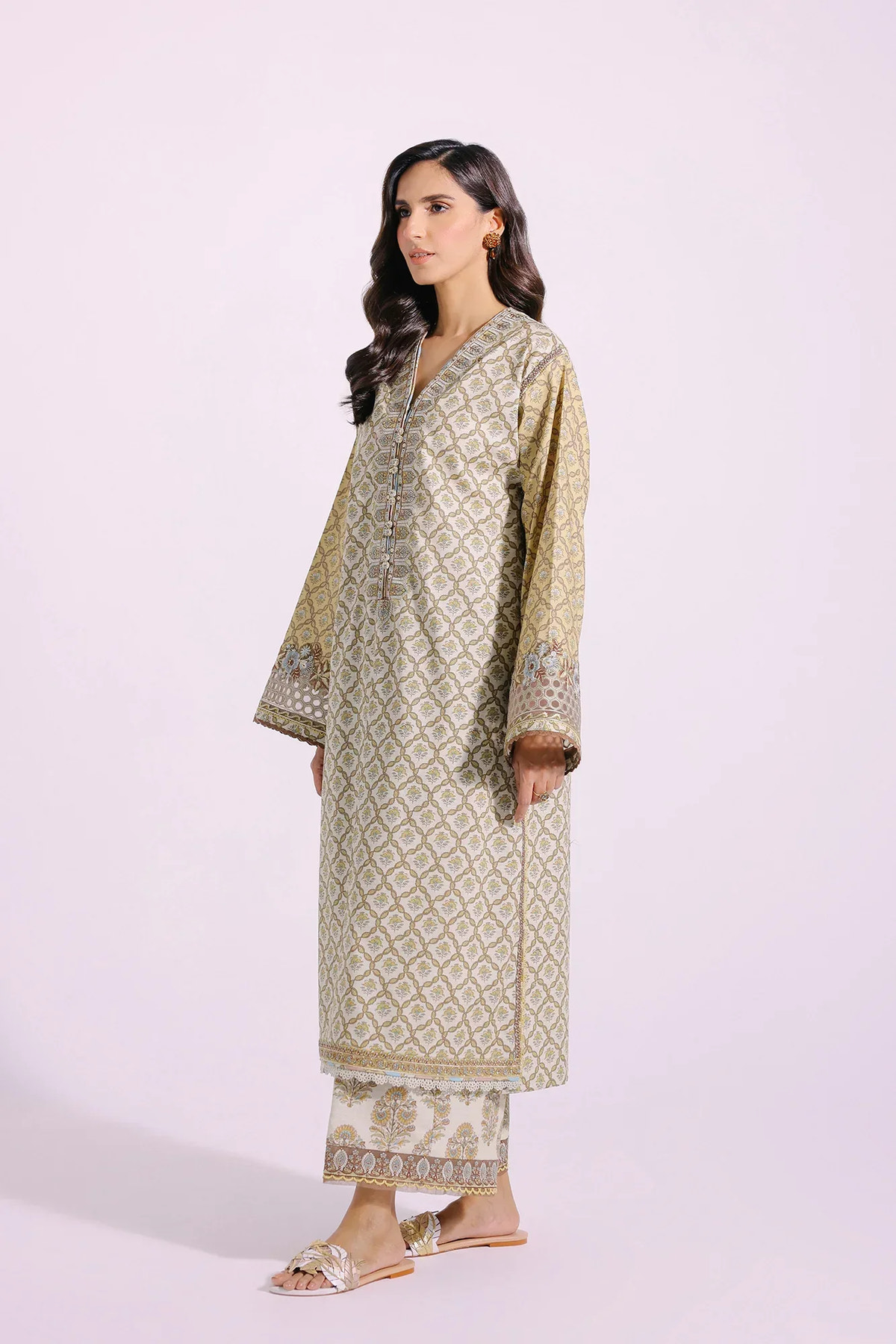 Ethnic | Rozana Collection SS 24 | E0404/203/130 -  Ethnic Luxury - Original Designer Dress - House of Maryam