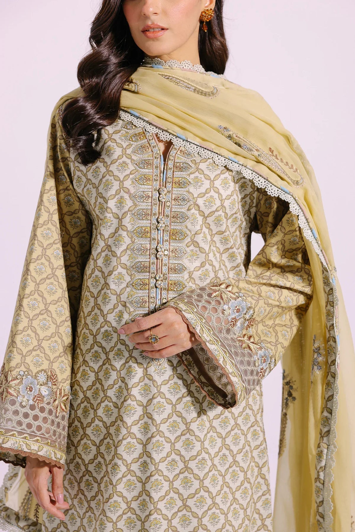 Ethnic | Rozana Collection SS 24 | E0404/203/130 -  Ethnic Luxury - Original Designer Dress - House of Maryam