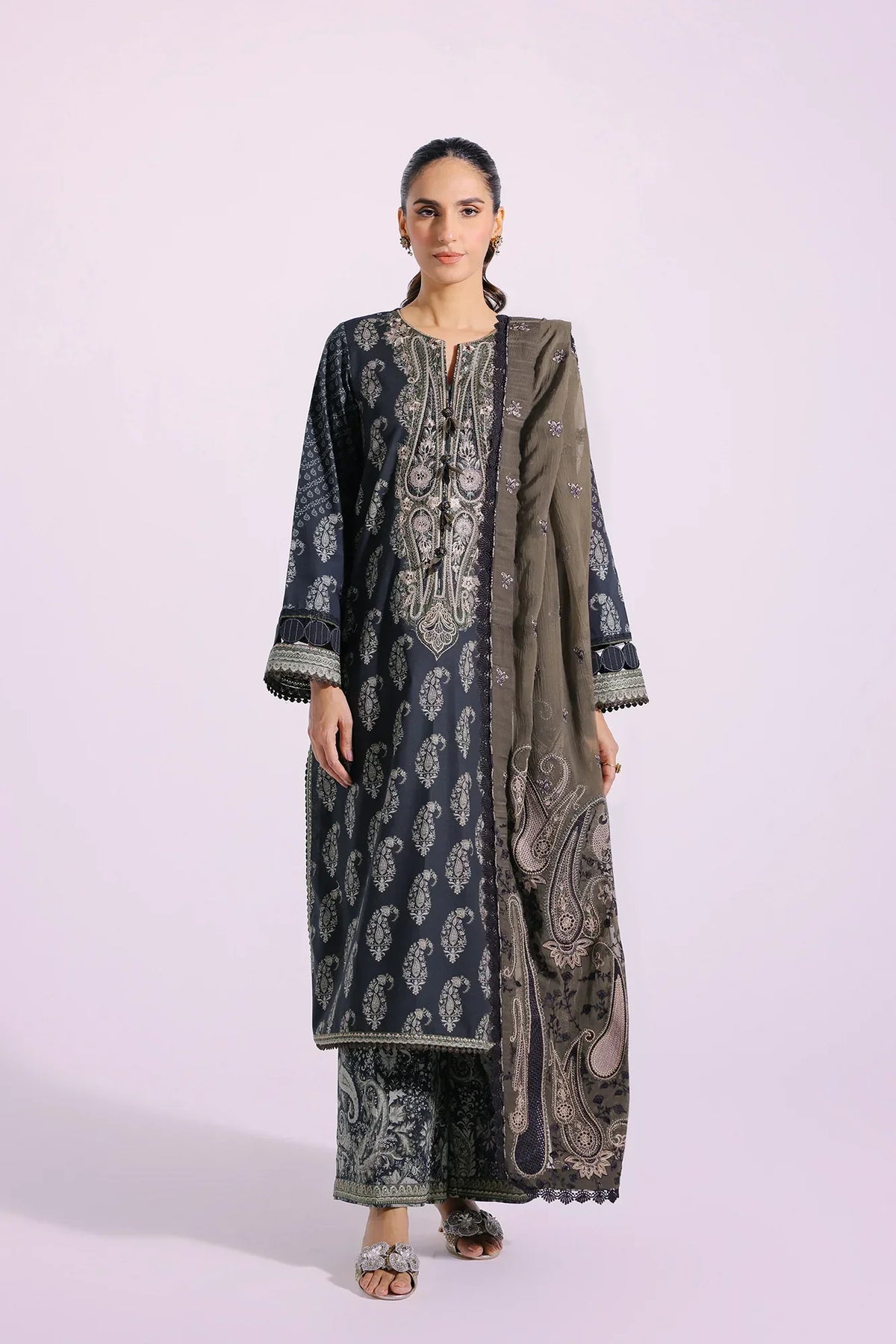 Ethnic | Rozana Collection SS 24 | E0405/203/116 -  Ethnic Luxury - Original Designer Dress - House of Maryam