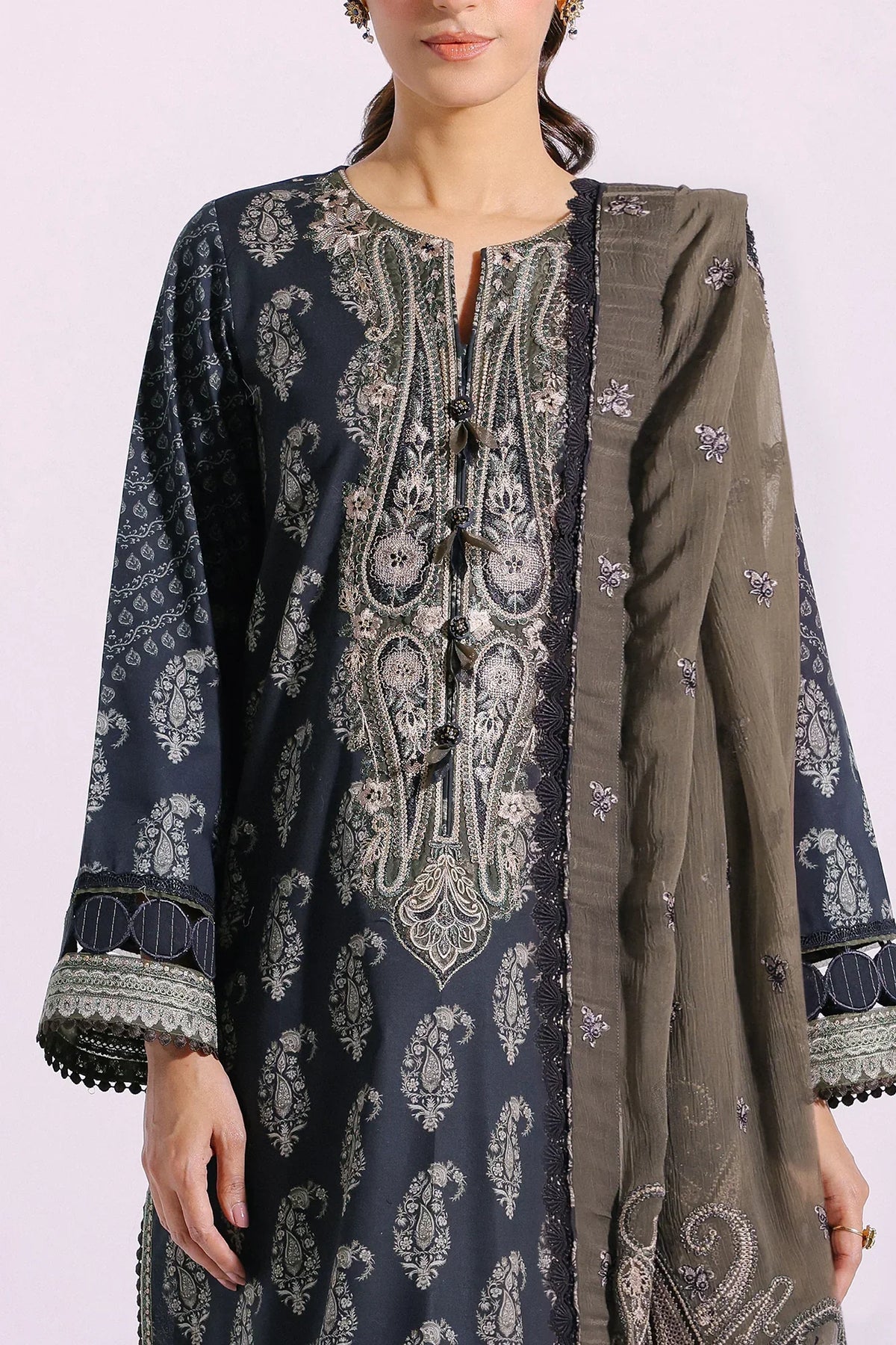Ethnic | Rozana Collection SS 24 | E0405/203/116 -  Ethnic Luxury - Original Designer Dress - House of Maryam