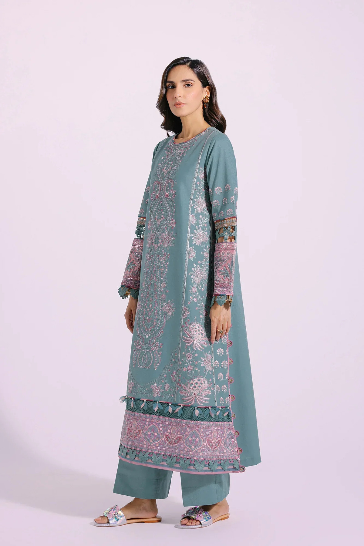 Ethnic | Rozana Collection SS 24 | E0406/203/718 -  Ethnic Luxury - Original Designer Dress - House of Maryam