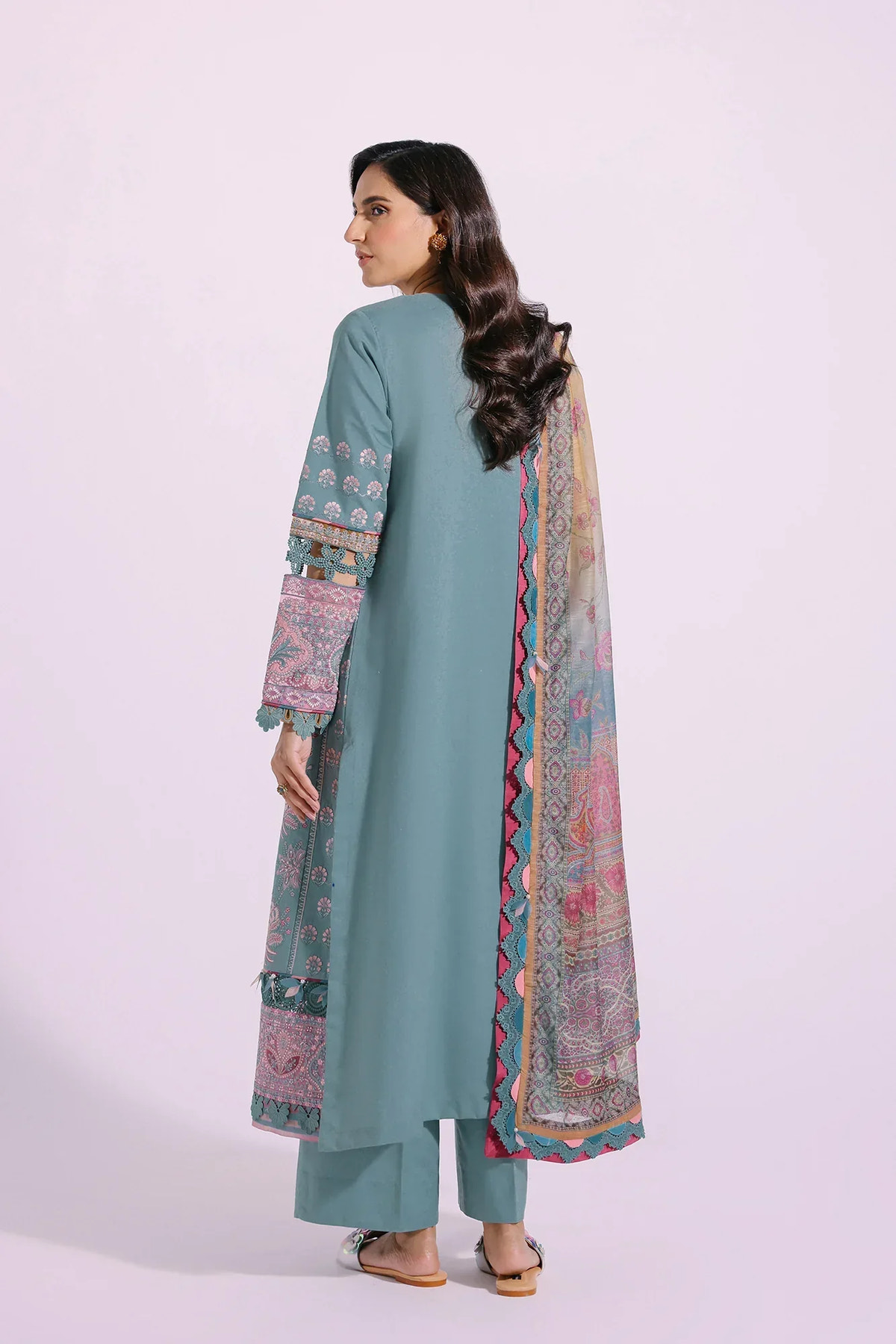 Ethnic | Rozana Collection SS 24 | E0406/203/718 -  Ethnic Luxury - Original Designer Dress - House of Maryam