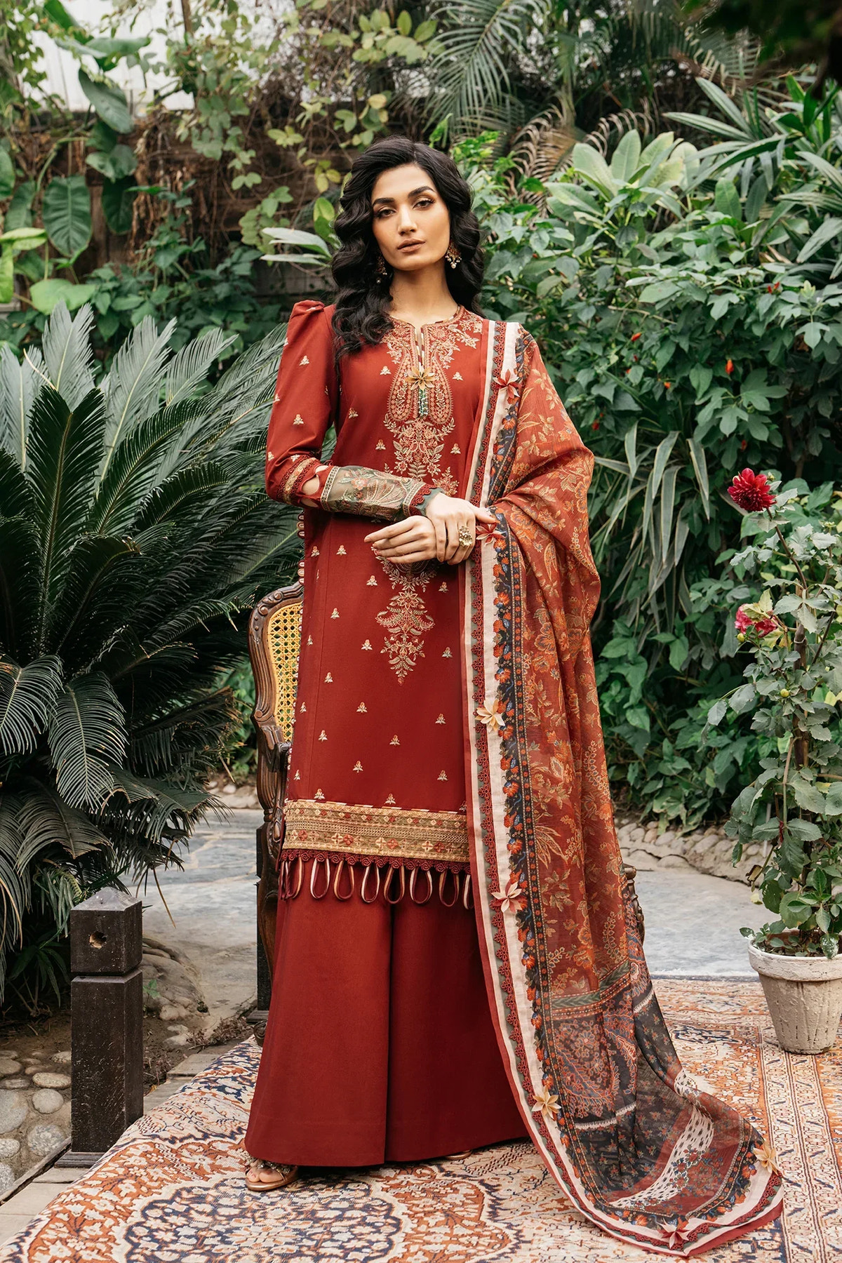 Ethnic | Rozana Collection SS 24 | E0407/203/416 -  Ethnic Luxury - Original Designer Dress - House of Maryam