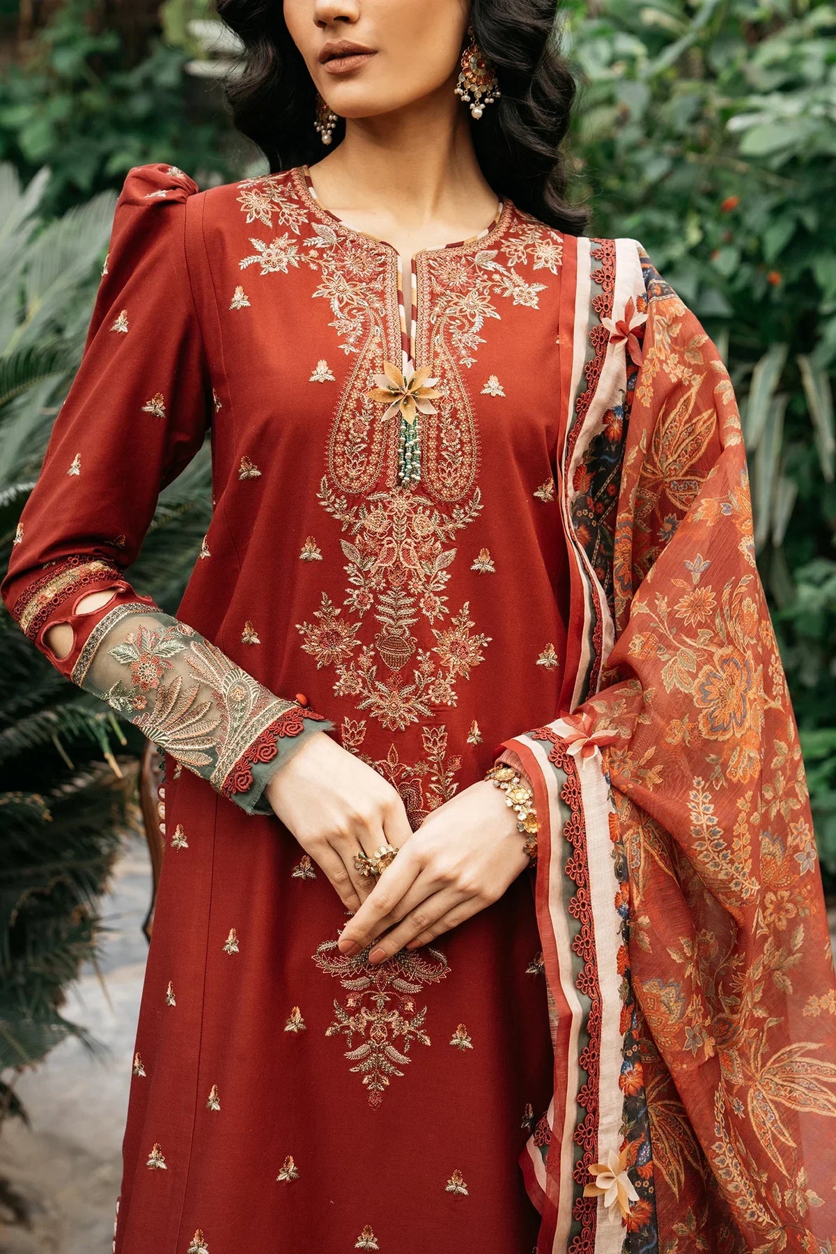 Ethnic | Rozana Collection SS 24 | E0407/203/416 -  Ethnic Luxury - Original Designer Dress - House of Maryam