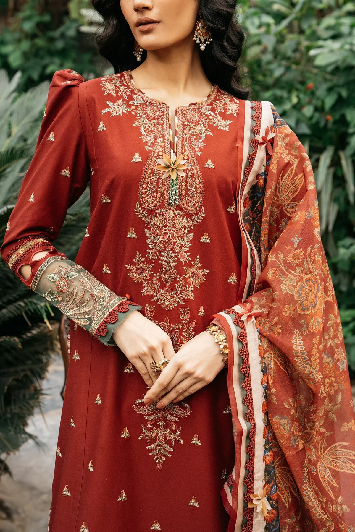 Ethnic | Rozana Collection SS 24 | E0407/203/416 -  Ethnic Luxury - Original Designer Dress - House of Maryam