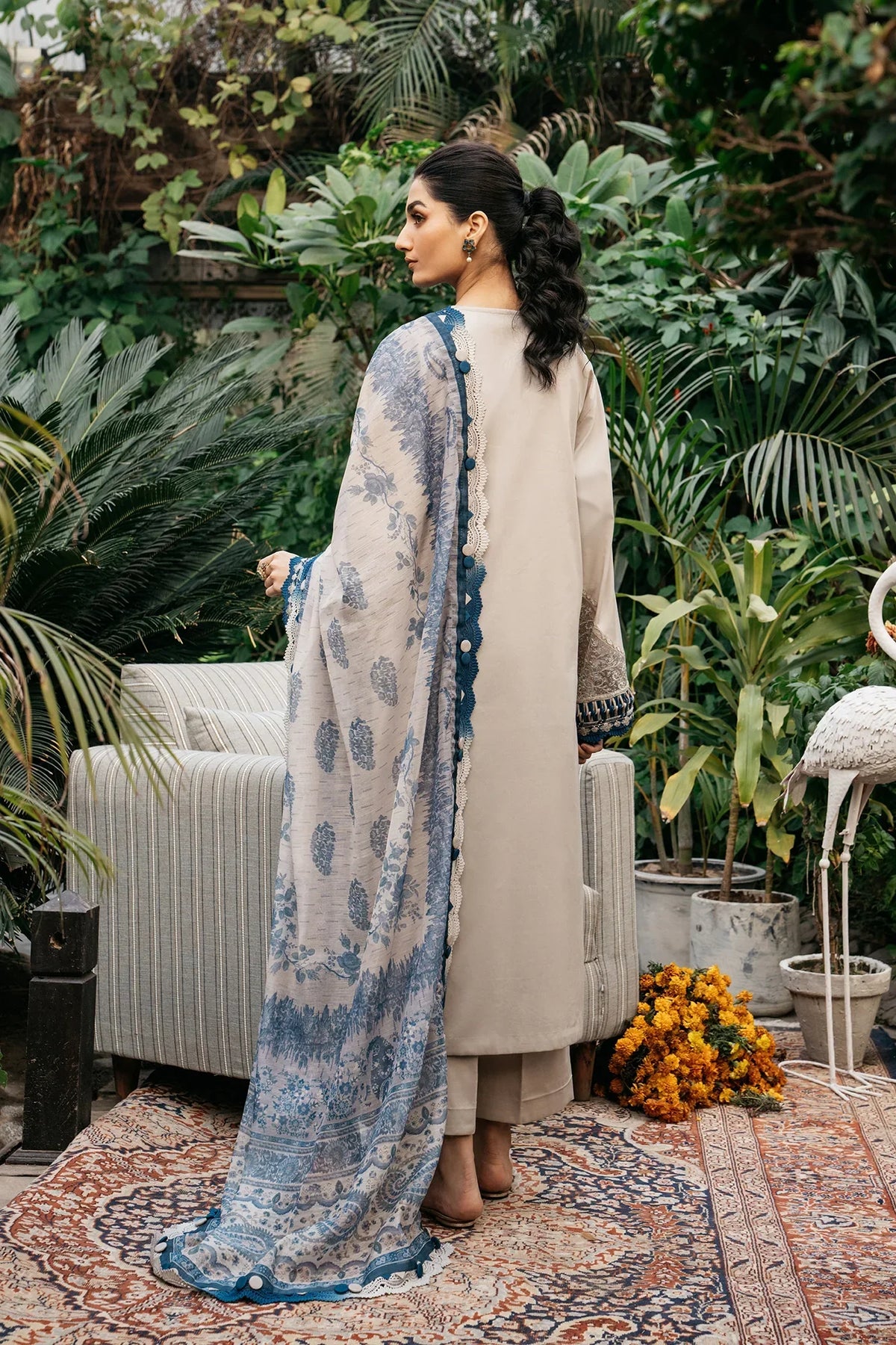 Ethnic | Rozana Collection SS 24 | E0408/203/004 -  Ethnic Luxury - Original Designer Dress - House of Maryam