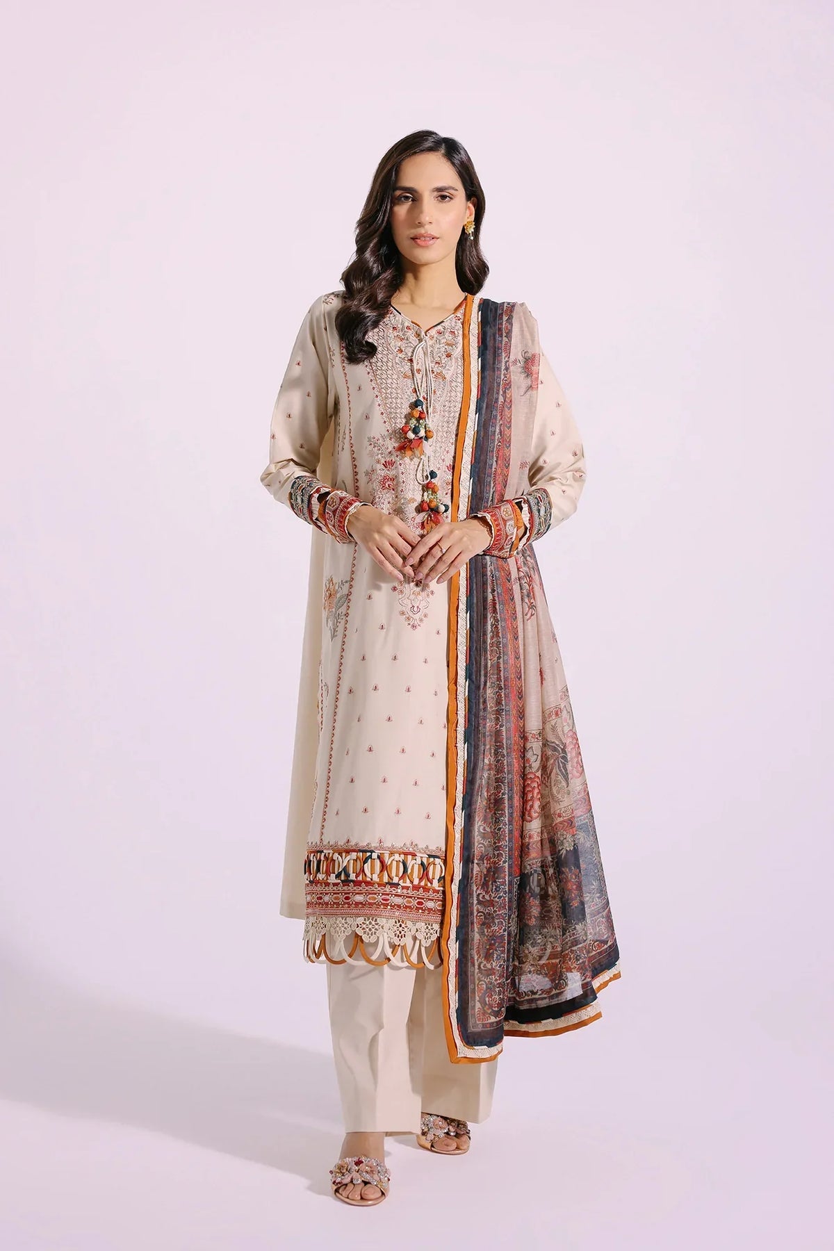 Ethnic | Rozana Collection SS 24 | E0409/203/226 -  Ethnic Luxury - Original Designer Dress - House of Maryam