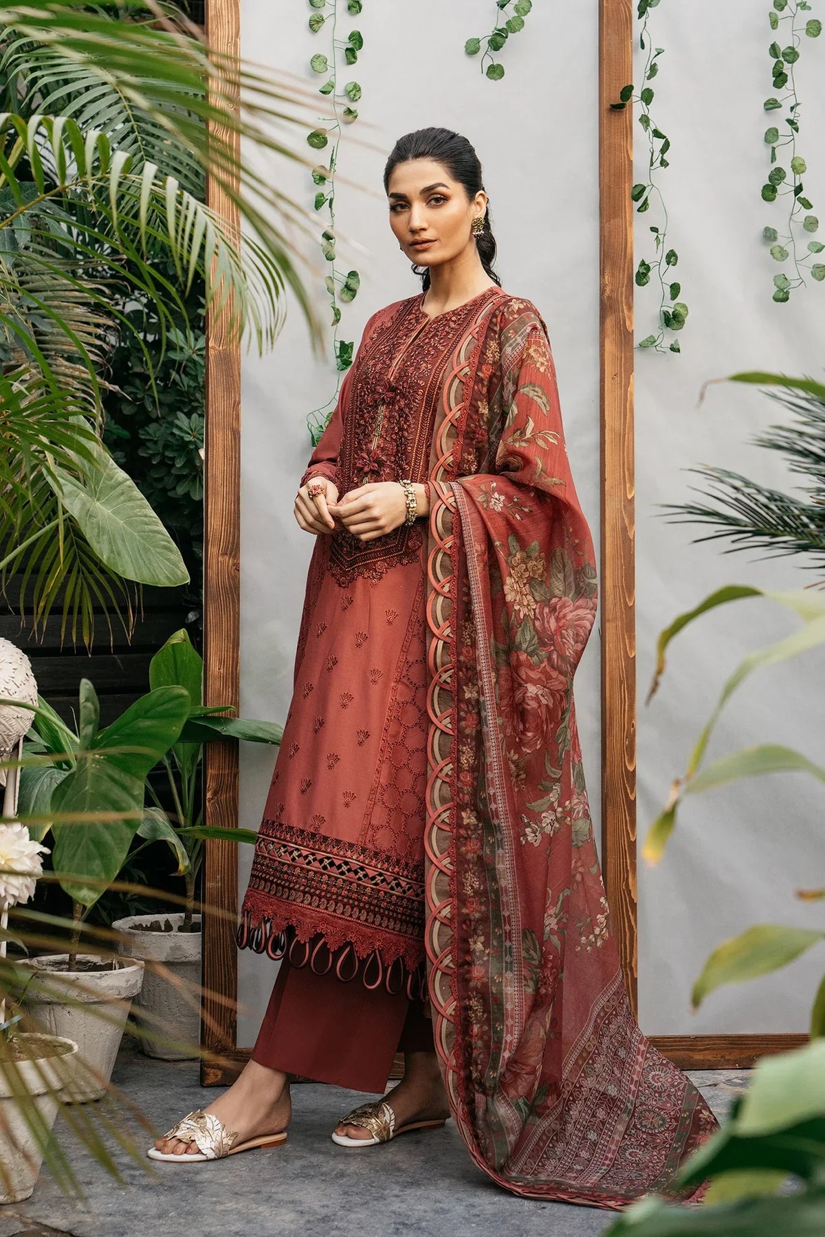 Ethnic | Rozana Collection SS 24 | E0410/203/311 -  Ethnic Luxury - Original Designer Dress - House of Maryam