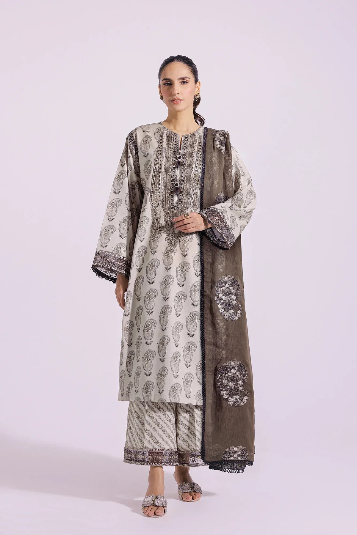 Ethnic | Rozana Collection SS 24 | E0411/203/110 -  Ethnic Luxury - Original Designer Dress - House of Maryam