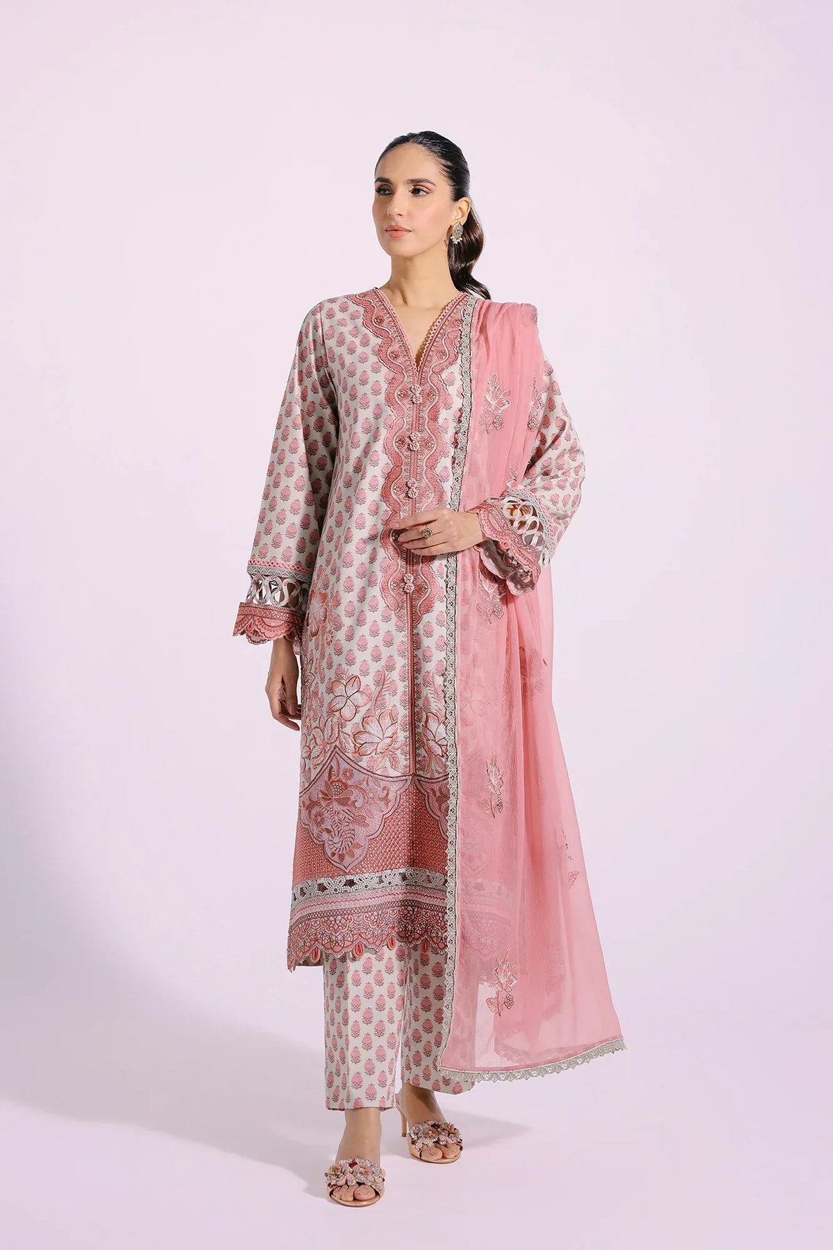 Ethnic | Rozana Collection SS 24 | E0413/203/326 -  Ethnic Luxury - Original Designer Dress - House of Maryam