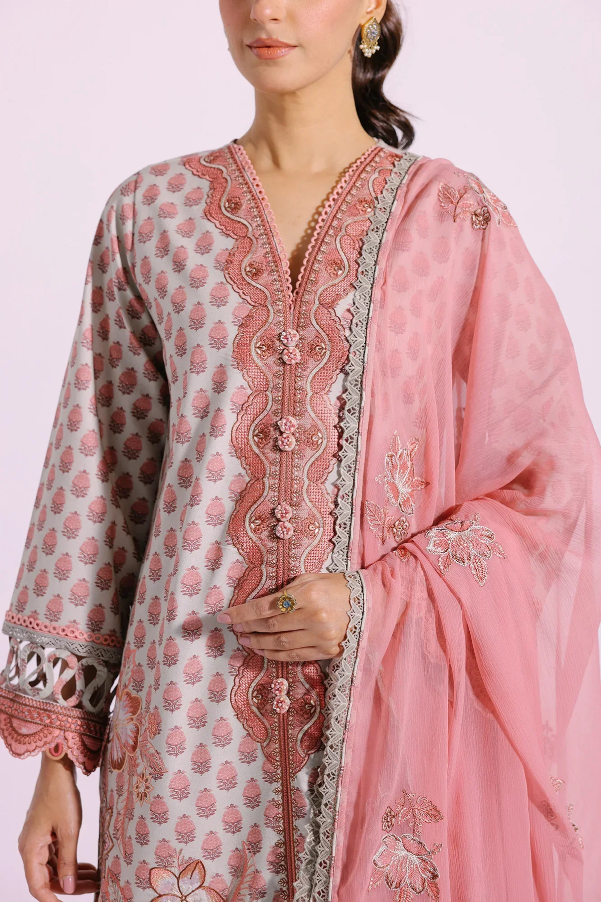 Ethnic | Rozana Collection SS 24 | E0413/203/326 -  Ethnic Luxury - Original Designer Dress - House of Maryam