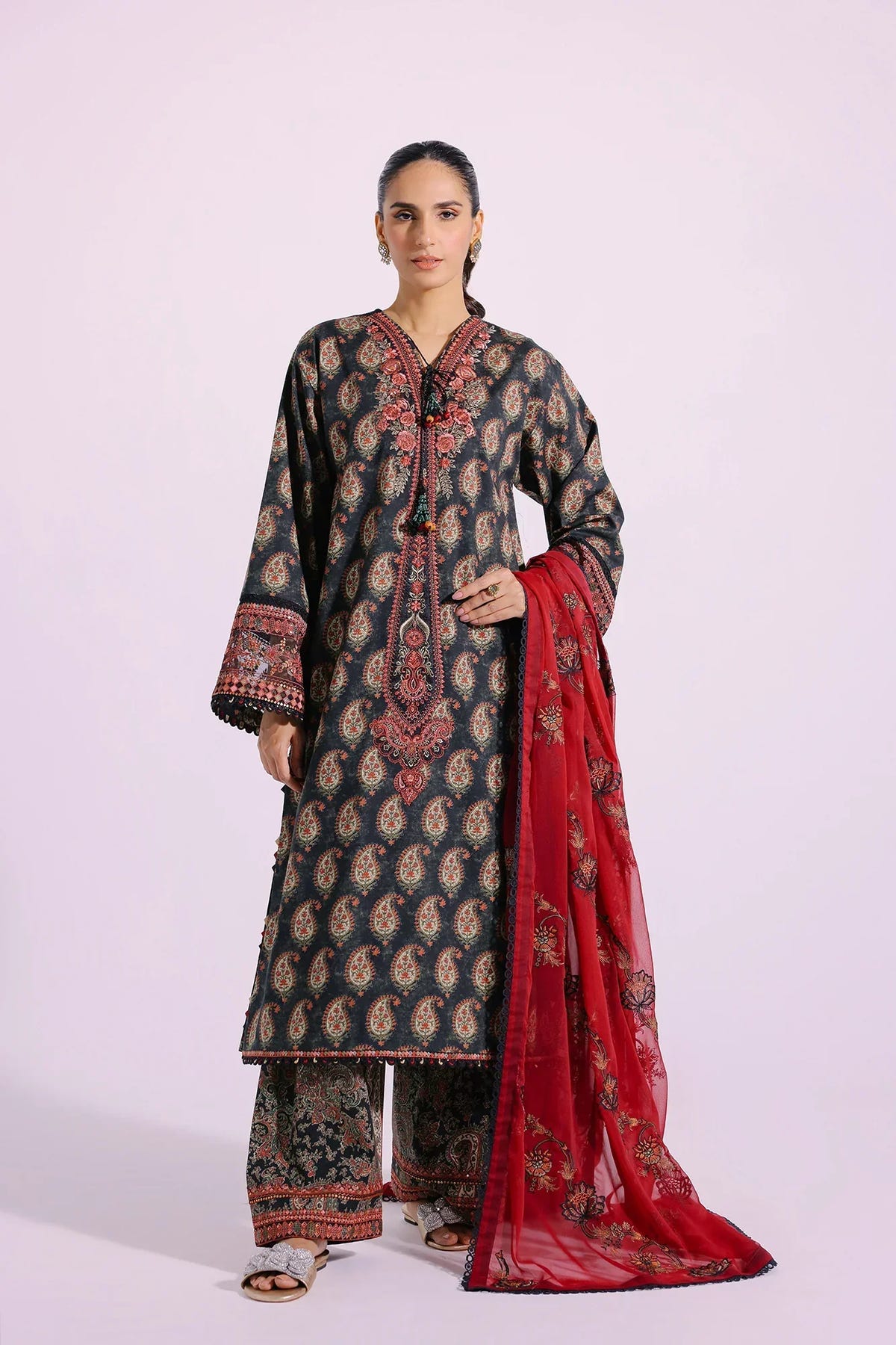Ethnic | Rozana Collection SS 24 | E0414/203/116 -  Ethnic Luxury - Original Designer Dress - House of Maryam