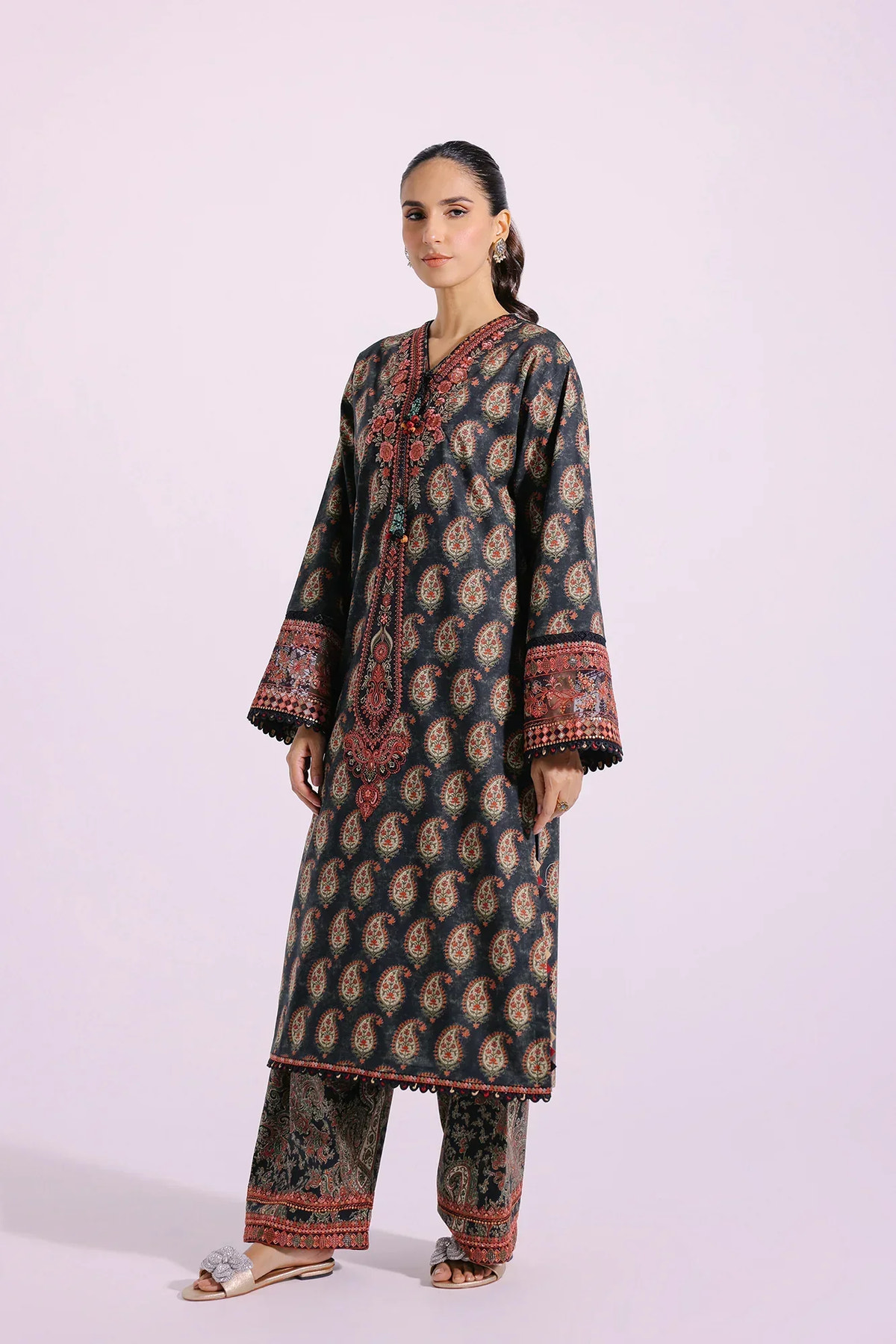 Ethnic | Rozana Collection SS 24 | E0414/203/116 -  Ethnic Luxury - Original Designer Dress - House of Maryam