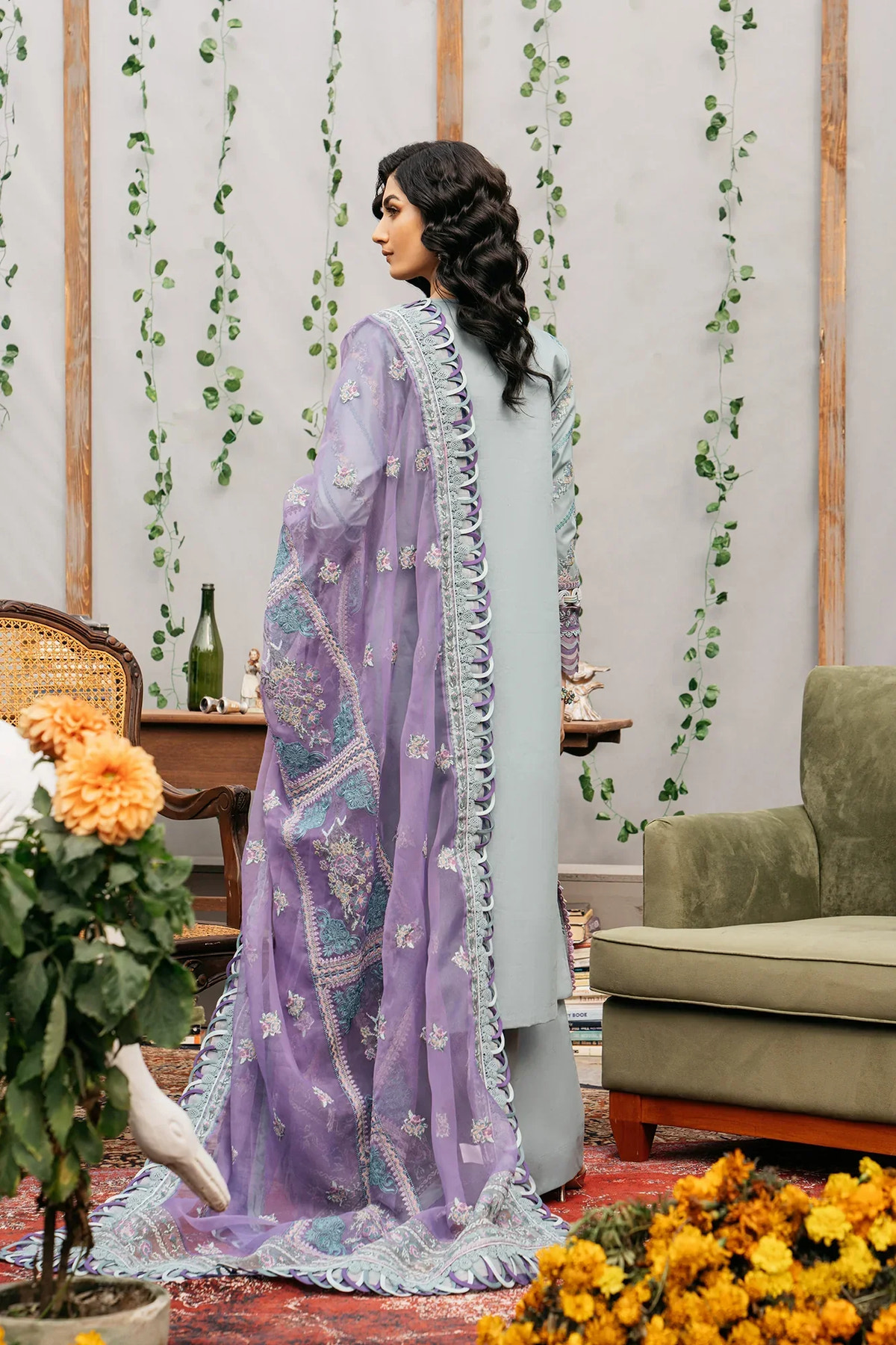 Ethnic | Rozana Collection SS 24 | E0415/203/716 -  Ethnic Luxury - Original Designer Dress - House of Maryam