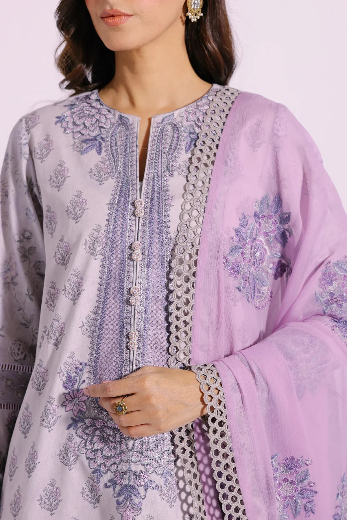 Ethnic | Rozana Collection SS 24 | E0402/203/914 -  Ethnic Luxury - Original Designer Dress - House of Maryam