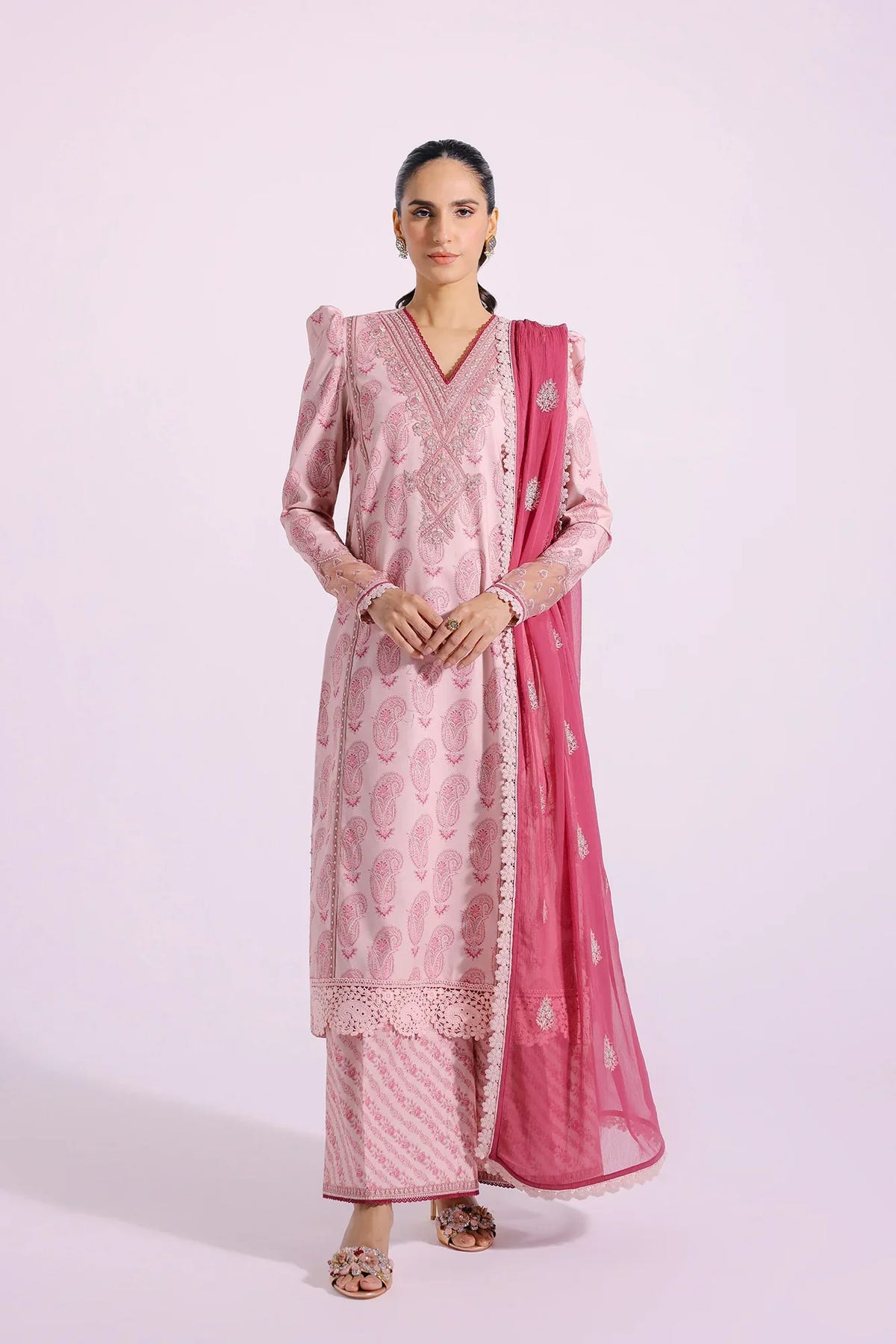 Ethnic | Rozana Collection SS 24 | E0403/203/328 -  Ethnic Luxury - Original Designer Dress - House of Maryam