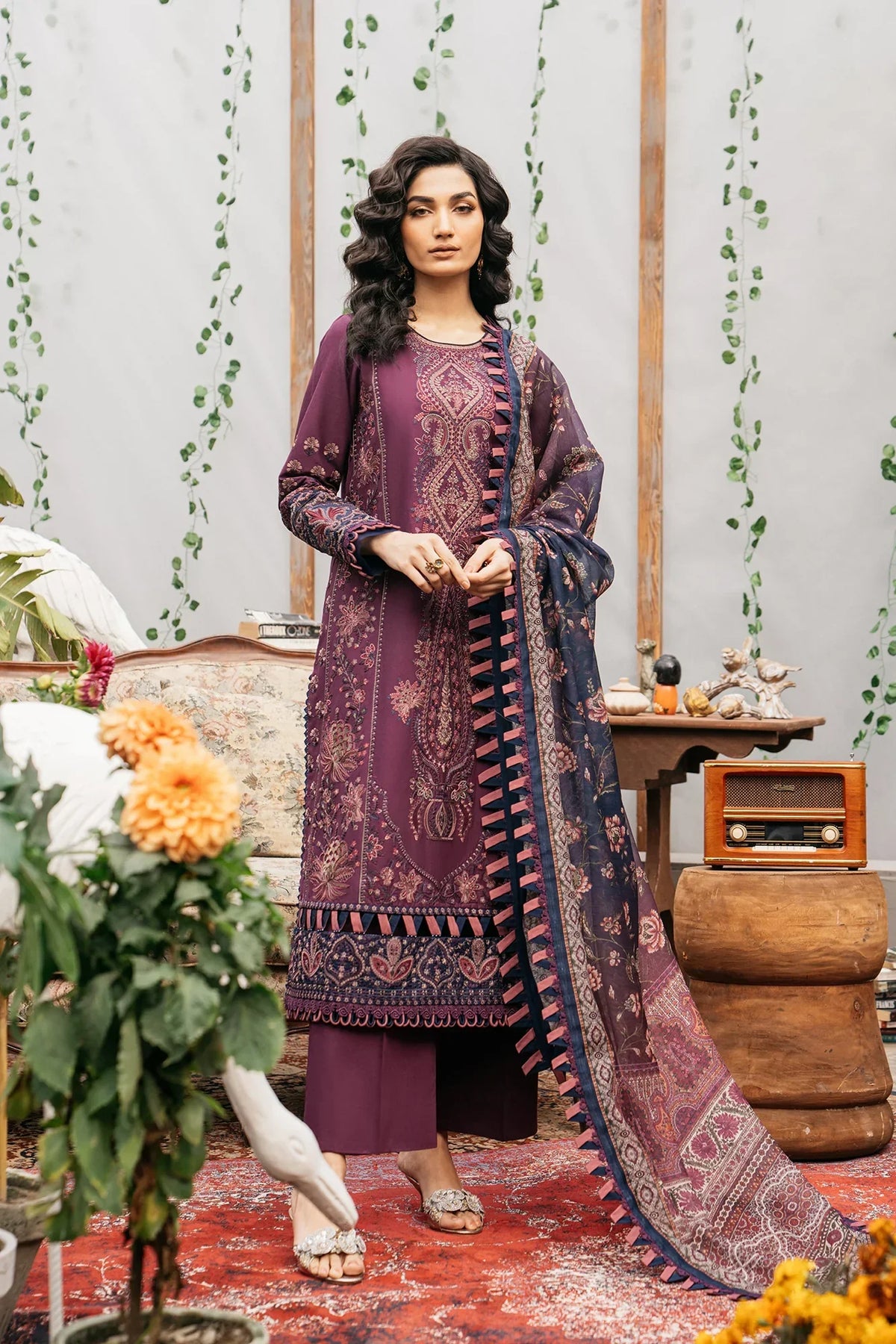 Ethnic | Rozana Collection SS 24 | E0406/203/520 -  Ethnic Luxury - Original Designer Dress - House of Maryam