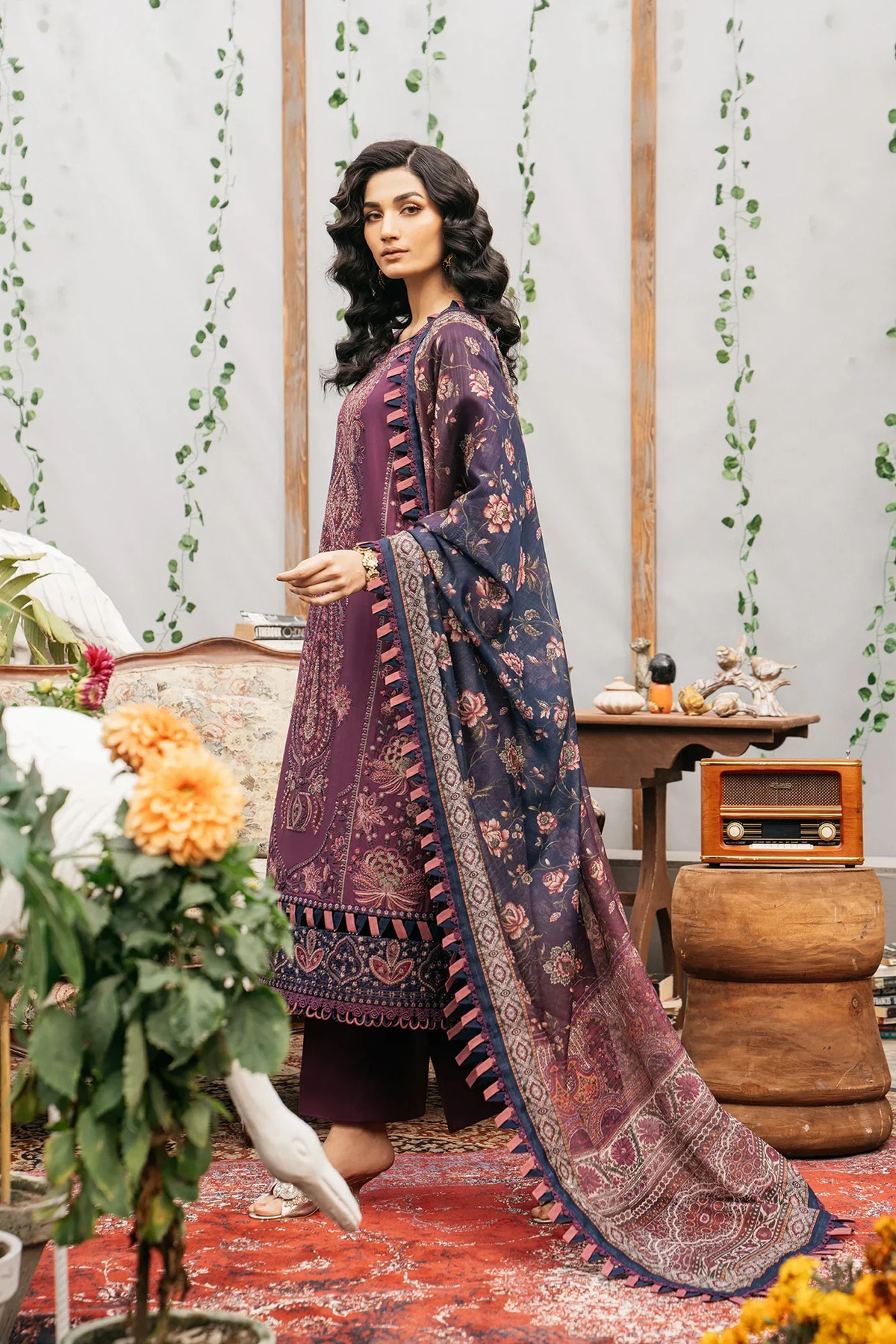 Ethnic | Rozana Collection SS 24 | E0406/203/520 -  Ethnic Luxury - Original Designer Dress - House of Maryam