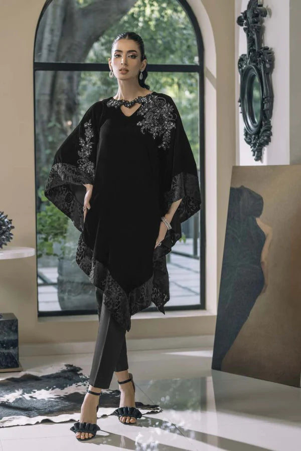 Jeem | Luxury Pret | EVELYN BLACK -  Jeem Luxury - Original Designer Dress - House of Maryam