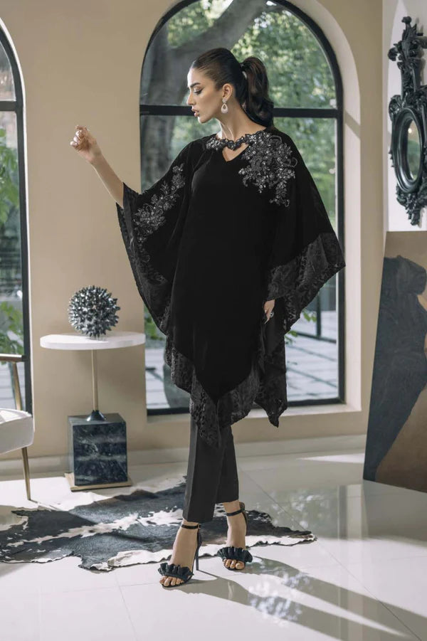 Jeem | Luxury Pret | EVELYN BLACK -  Jeem Luxury - Original Designer Dress - House of Maryam