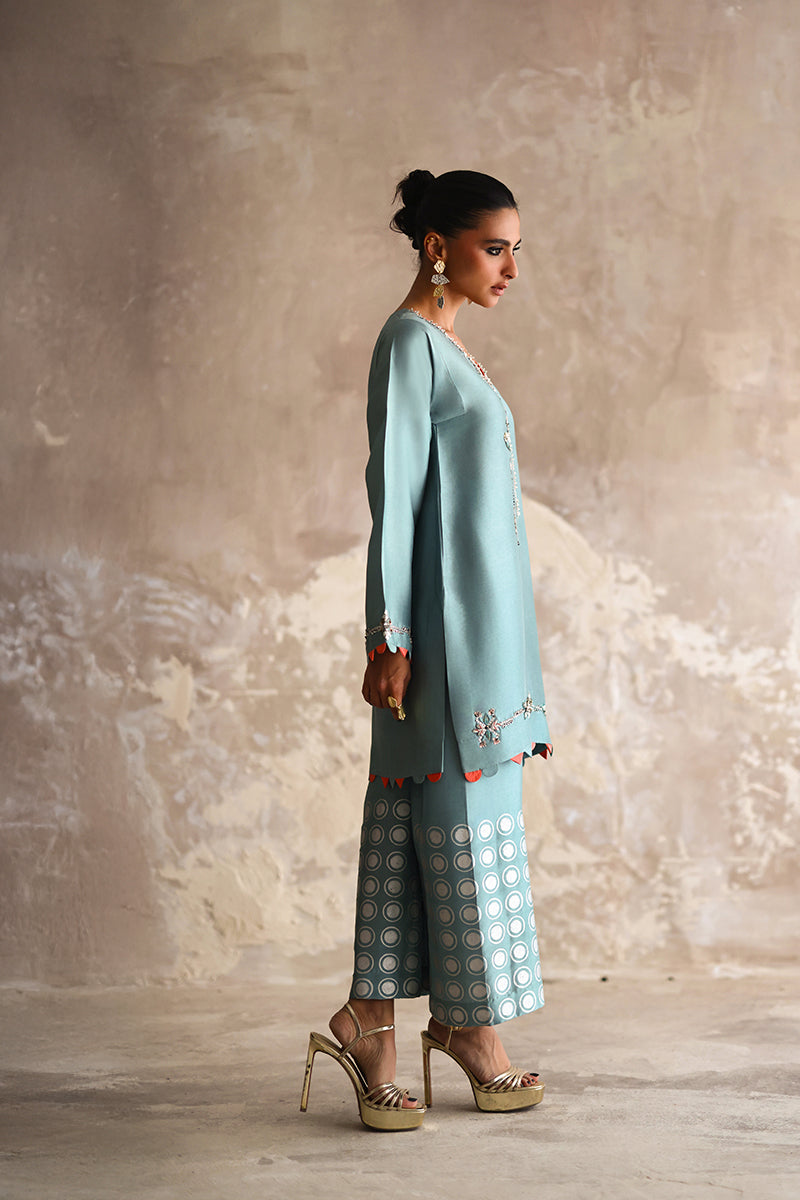 Wardha Saleem | Layla Formals 25 | Firoza, image 4