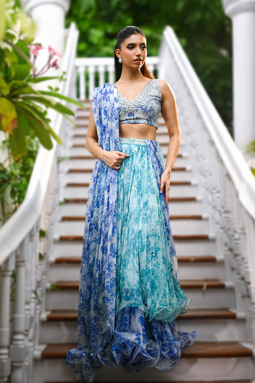 Sania Maskatiya | Fall Festive Glimmer | Vima -  Sania Maskatiya Ladies Clothes - Original Designer Dress - House of Maryam