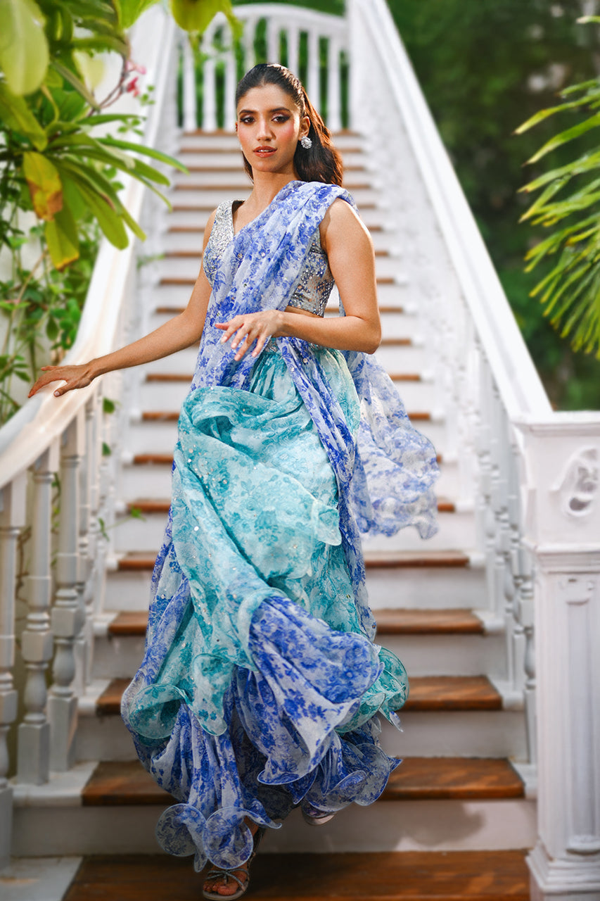 Sania Maskatiya | Fall Festive Glimmer | Vima -  Sania Maskatiya Ladies Clothes - Original Designer Dress - House of Maryam
