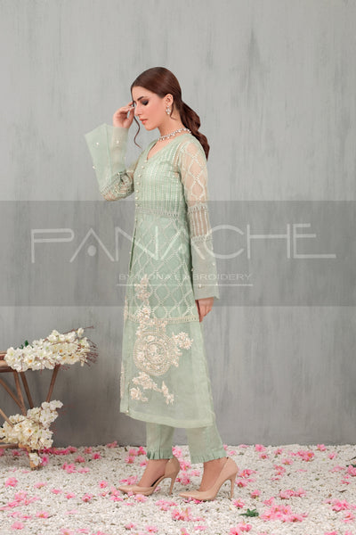 Panache | Pret | Peppermint -  Panache By Mona  - Original Designer Dress - House of Maryam