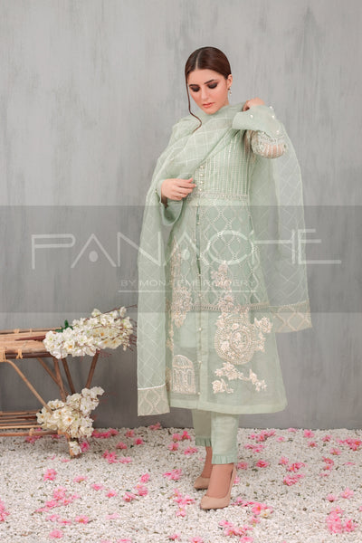 Panache | Pret | Peppermint -  Panache By Mona  - Original Designer Dress - House of Maryam