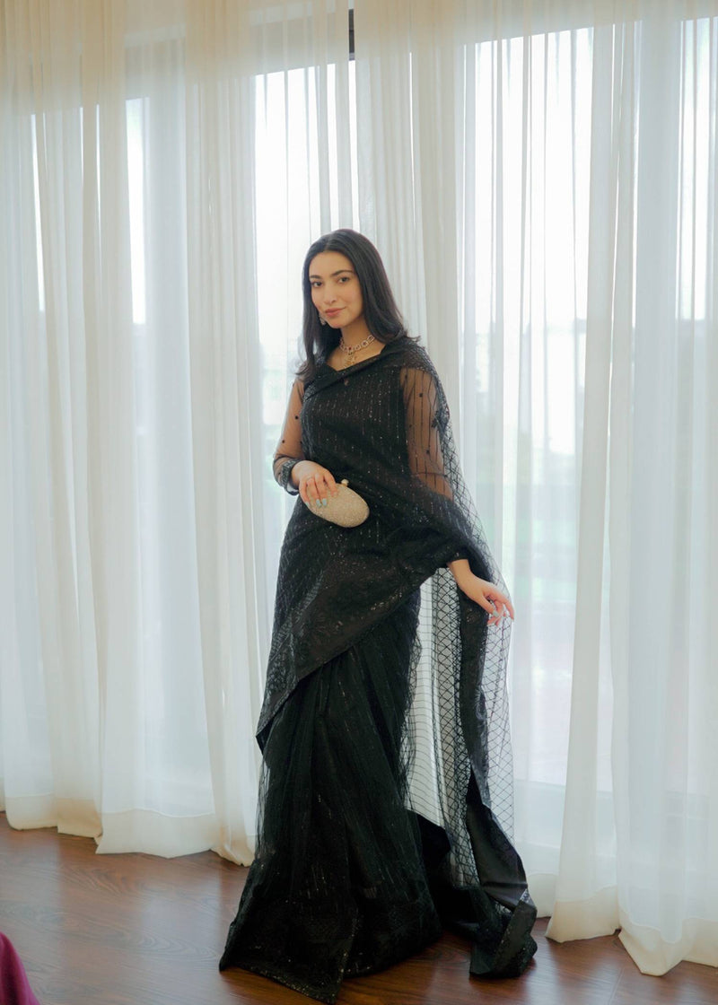 Daud Abbas | Formals Collection | Zaibaish -  Daud Abbas Formal - Original Designer Dress - House of Maryam