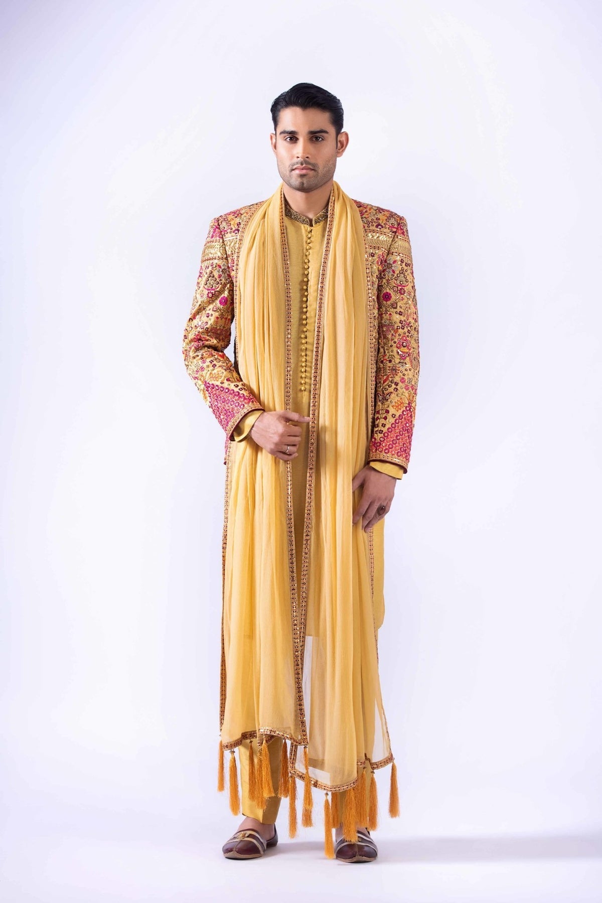 Pakistani Menswear | Fahad Hussayn | CHATRA by Designer House of Maryam Ltd. - House of Maryam - Pakistani Designer Ethnic Wear in {{ shop.shopifyCountryName }}